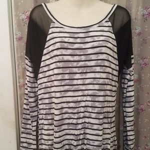 New Betsey Johnson sport long sleeve shirt- XL